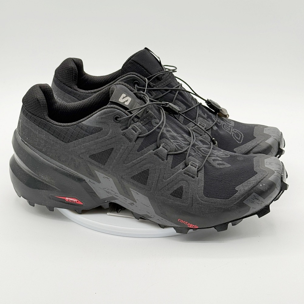 Salomon Speedcross 6 'Black Phantom' / Size 9 Womens / 417428 - New